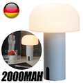 Pilz LED Wiederaufladbare Tischlampen Moderne Schreibtischlampe Touch Nachtlicht
