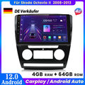 4+64G Android12.0 Carplay Autoradio Für Skoda Octavia II 2008-2013 GPS NAVI WIFI