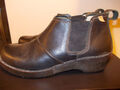 El Naturalista Stiefelette Schlupfschuhe Yggdrasil schwarz Leder Gr. 42