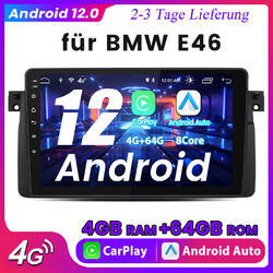 Android12 Für BMW 3er E46 M3 1998-2006 Autoradio GPS DAB RDS Carplay SWC BT WIFI