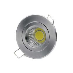 LED Einbaustrahler rund matt schwenkbar Einbauspots 230V GU10 COB 60°