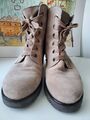 GABOR Boots/Stiefelette Nubuk-Leder RV Beige/Braun Gr.41 UK 7,5 TOP