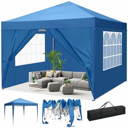 NEU Falt Pavillon WASSERDICHT Pavillion Pavilon Gartenzelt Partyzelt 3x3m & 3x6m