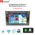 7"Android 13 Autoradio GPS NAVI CarPlay Für Opel Astra H Corsa C D Vectra RDS FM