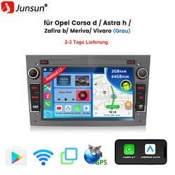 7"Android 13 Autoradio GPS NAVI CarPlay Für Opel Astra H Corsa C D Vectra RDS FM