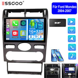 1+32G Android 13 Carplay Autoradio DAB+ Für Ford Mondeo 2004-2007 GPS Nav RDS BT