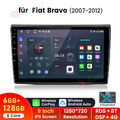 4G 6+128GB Autoradio 9" Für Fiat Bravo 2007-2012 CarPlay Android13 GPS Navi DAB+