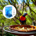 Vogel Wasser Spender Vogel Feeder Bowl Automatische Vogelfutter Spender