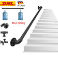 100CM Handlauf Treppengeländer Edelstahl Griff Wandhandlauf Wand Geländer Treppe