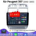 Für Peugeot 307 SW CC 2002-2013 Android 13 Autoradio GPS Navi CarPlay DSP 2+64GB