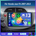 Für HONDA FIT JAZZ 2007-2014 Android 13 Autoradio Navigation CarPlay BT DSP 64GB