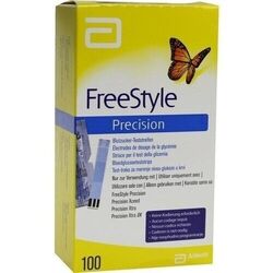 FREESTYLE Precision Blutzucker Teststr.o.Codierung, 100 St PZN 09605118