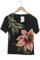 Oui T-Shirt Damen Shirt Kurzärmliges Oberteil Gr. EU 36 Schwarz #e9kym48