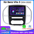 Carplay Für Benz Vito W447 Android 13 Autoradio GPS Navi BT WIFI SWC DAB+ RDS FM