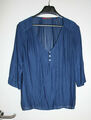 edc by ESPRIT Schlupf Bluse dunkelblau Gr. 34 S wie NEU Tunika blau