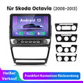 Carplay Android 13 Autoradio GPS Navi WIFI BT SWC Für Skoda Octavia 2 2007-2013