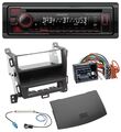 Kenwood MP3 CD USB Bluetooth DAB Autoradio für Opel Zafira Tourer ab 12 jet blac