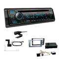 Kenwood CD-Receiver Autoradio DAB+ Bluetooth für Seat Exeo anthrazit Canbus