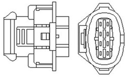 MAGNETI MARELLI Lambdasonde Sensor Abgassteuerung 466016355065 für OPEL ASTRA CC