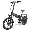 Ebike 20 Zoll Elektrofahrrad 48V 10AH E Mountainbike Damen/Herren Pedelec 25km/h