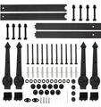 366cm Laufschiene Schiebetürsystem Beschlag Schiebetürbeschlag Schienen-Kit