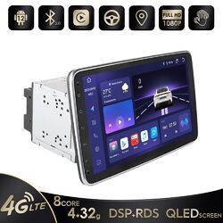 10.1 Zoll Doppel DIN Android 11 Autoradio GPS Navi USB DAB+ BT OBD2 WiFi