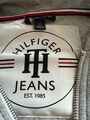 Tommy Hilfiger Jacke, Kapuzen Sweatjacke, Grau 2x Getragen Schmal Geschnitten