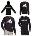 Adidas schwarzes Sweatshirt Kapuzensweat Oberteil Pullover Pulli Herren Größe Hoodie NEU