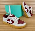 Nike SB Force 58 Skateschuhe Team Red Suede Canvas Retro - Größe UK 5,5 EU 38,5