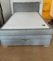 boxspringbett 140x200 mit bettkasten und matratze