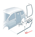 NEU SITZ VW ALHAMBRA SHARAN SYNCRO 4MOTION 710 7N2 DICHTUNG 7N0809876E ORIGINAL