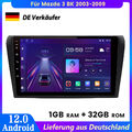 Für Mazda 3 BK 2003-2009 Android 12 Autoradio GPS NAVI BT RDS DAB+ WIFI SWC 32GB