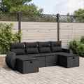 Rantry 6-TLG. Gartensofa Set mit Kissen Gartenlounge Loungesofa Gartenmöbel V2P5