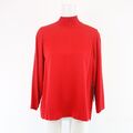 MARC AUREL Pullover Damen Shirt Stehkragen Langarm Longsleeve Rot Viskose Neu