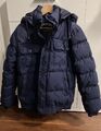 Tommy Hilfiger Herren Winter Jacke Daunenjacke Dunkel Blau Größe L