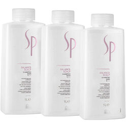 Wella SP Balance Scalp Shampoo 1000ml x 3 pack