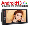 Pumpkin 4GB 64GB 7" Android 13 Autoradio Doppel 2 DIN GPS Navi Carplay Bluetooth