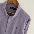 Polo Ralph Lauren Shirt Größe XL X Large Herren blau kariert normal langarmig