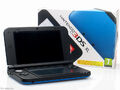 NINTENDO 3DS XL KONSOLE (BLAU / SCHWARZ) OVP + Ladekabel #3020