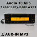 Mercedes Audio 30 APS AUX-IN Becker 190er Radio Navigationssystem W201 Baby-Benz