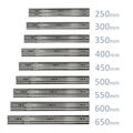 1-10Paar Schubladenschienen Küche Schubladenauszug Vollauszug SoftClose 45mm