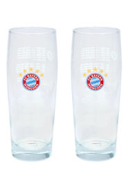 FC Bayern München Halbeglas 2er Set Erfolge (Artikel-Nr. 33212)
