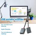 USB 2.0 A-Stecker auf 2 Dual-Buchsen-Y-Splitter-Hub-Adapter Power USB-Kabel 12cm