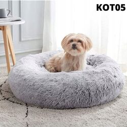 Hundebett Katzenbett Haustierbett Kuschelbett Bett Hundekorb Plüsch Donut Kissen