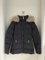 TOMMY HILFIGER Damen Winterjacke Steppjacke Daunenjacke Gr. XS Schwarz Neuwertig