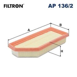 Luftfilter FILTRON AP 136/2 Filtereinsatz für RENAULT CAPTUR 2 CLIO 5 MEGANE 4 7