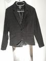 Blazer anthrazit mit Knopfverschluss elegant und sportlich Gr 42 (ohne Pullover)