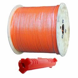 100m Cat7 Duplex  PoE  1000MHz Verlegekabel Netzwerk Kabel Kupfer Gigabit PIMF