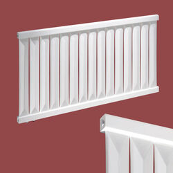 Design Flach Heizkörper Paneelheizkörper Heizwand Horizontal Seitenanschluss Neu