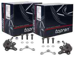 2X TOPRAN TRAGGELENKE VORNE LINKS RECHTS PASSEND FÜR SEAT AROSA VW LUPO POLO
